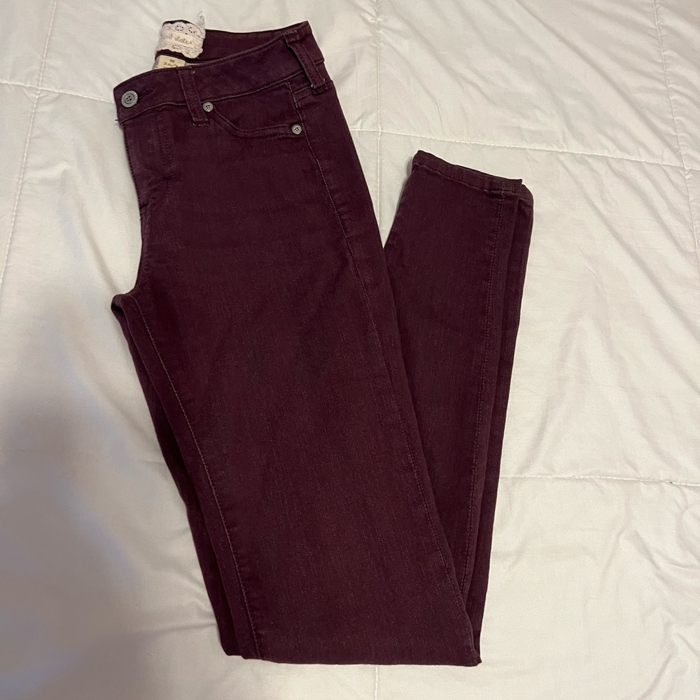 Altar’d State Burgundy Jeggings